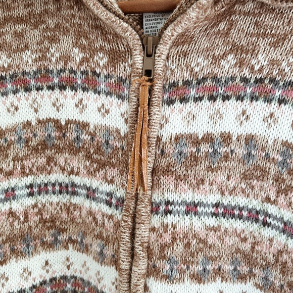 Western zip up sweater - Picture 4 of 4